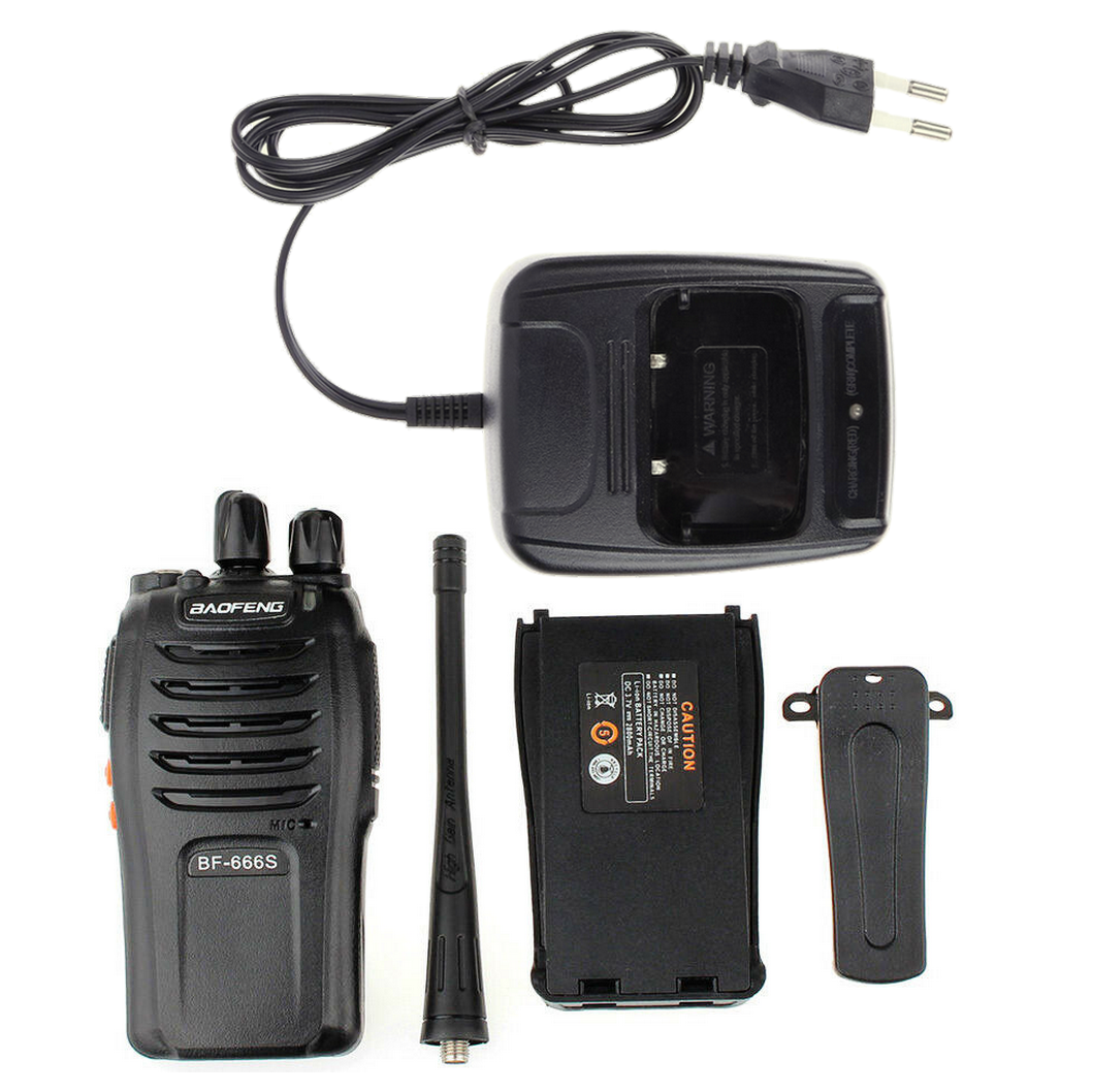 Рация Baofeng BF-666S комплект 1шт (UHF)