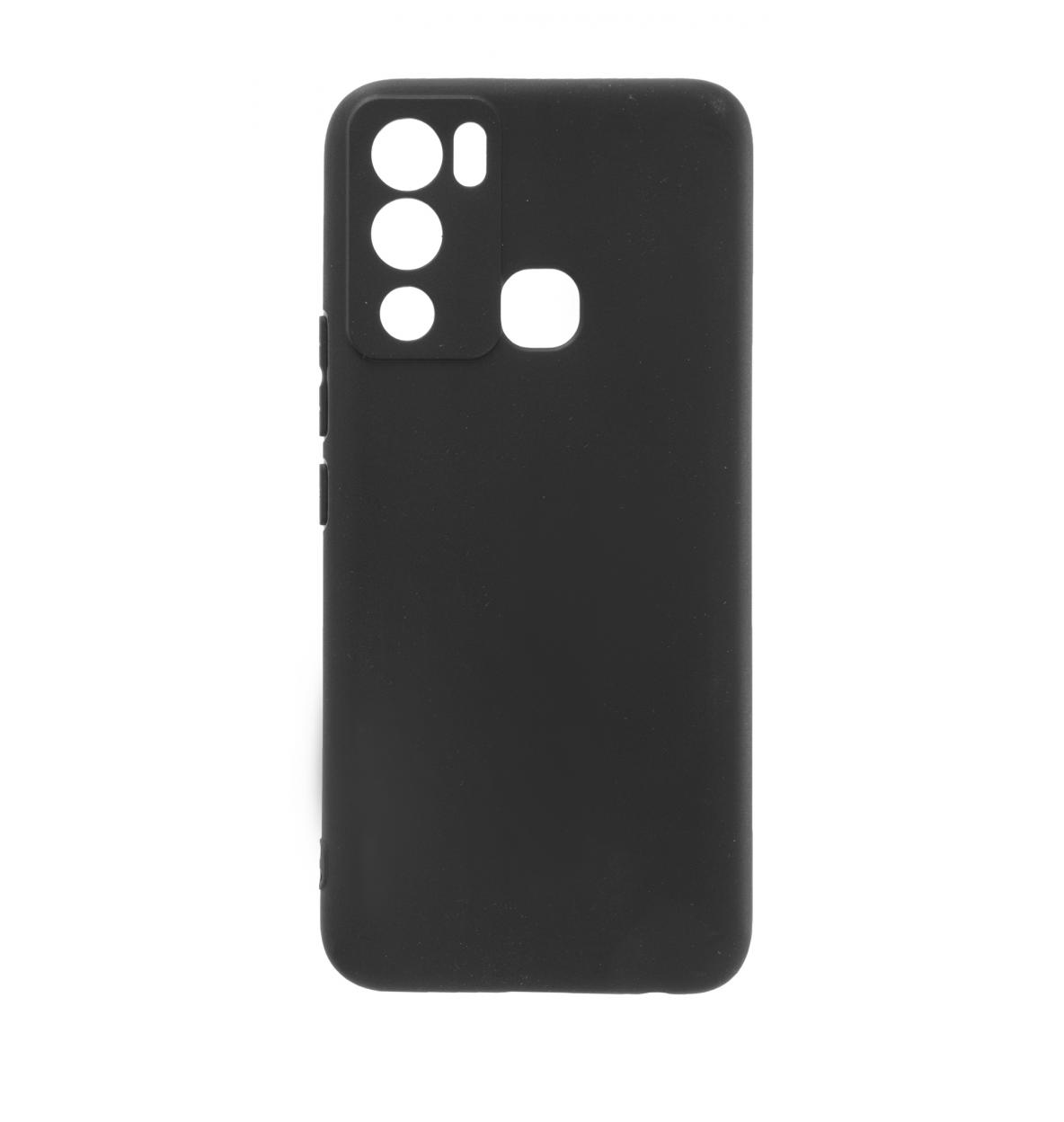 Чехол силиконовый гладкий Soft Touch INFINIX HOT 12i черный
