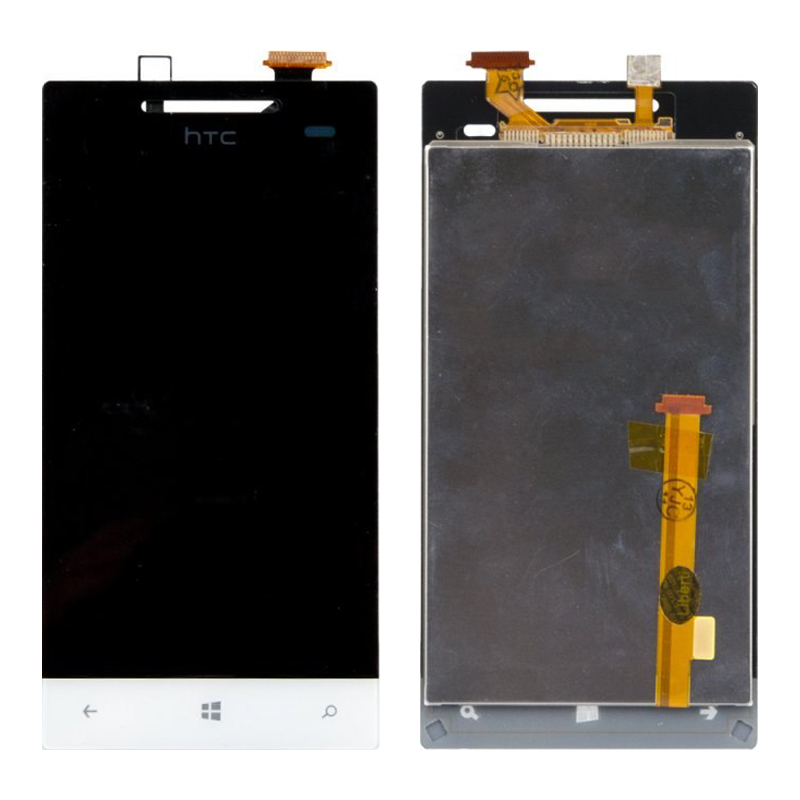 Дисплей HTC Windows Phone 8S в сборе с тачскрином, Белый