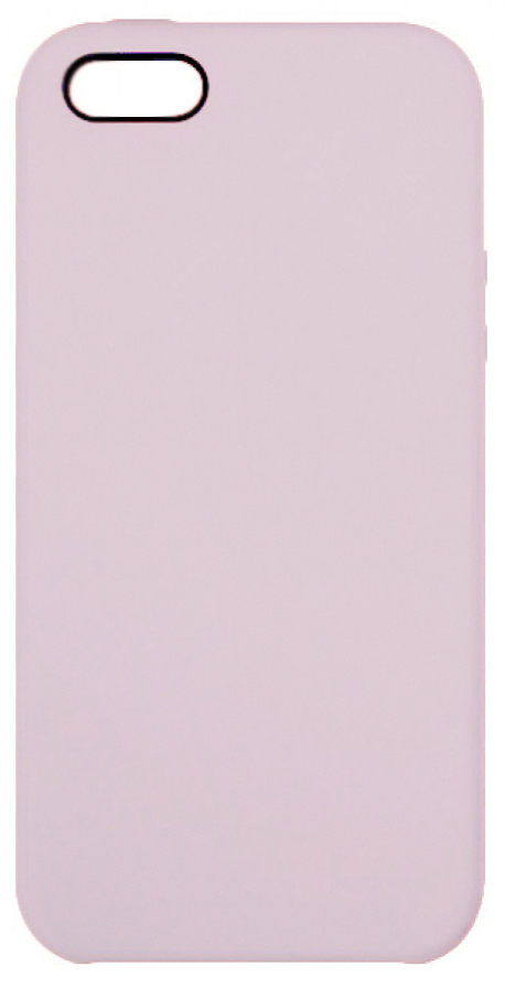 Чехол силиконовый гладкий Soft Touch iPhone 5/ 5S/ SE, розовый песок (без логотипа)