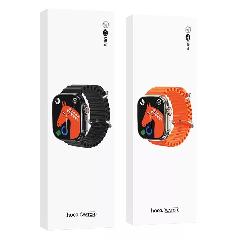 Смарт часы HOCO Y12 Ultra Smart sports watch, (call version) титановое золото