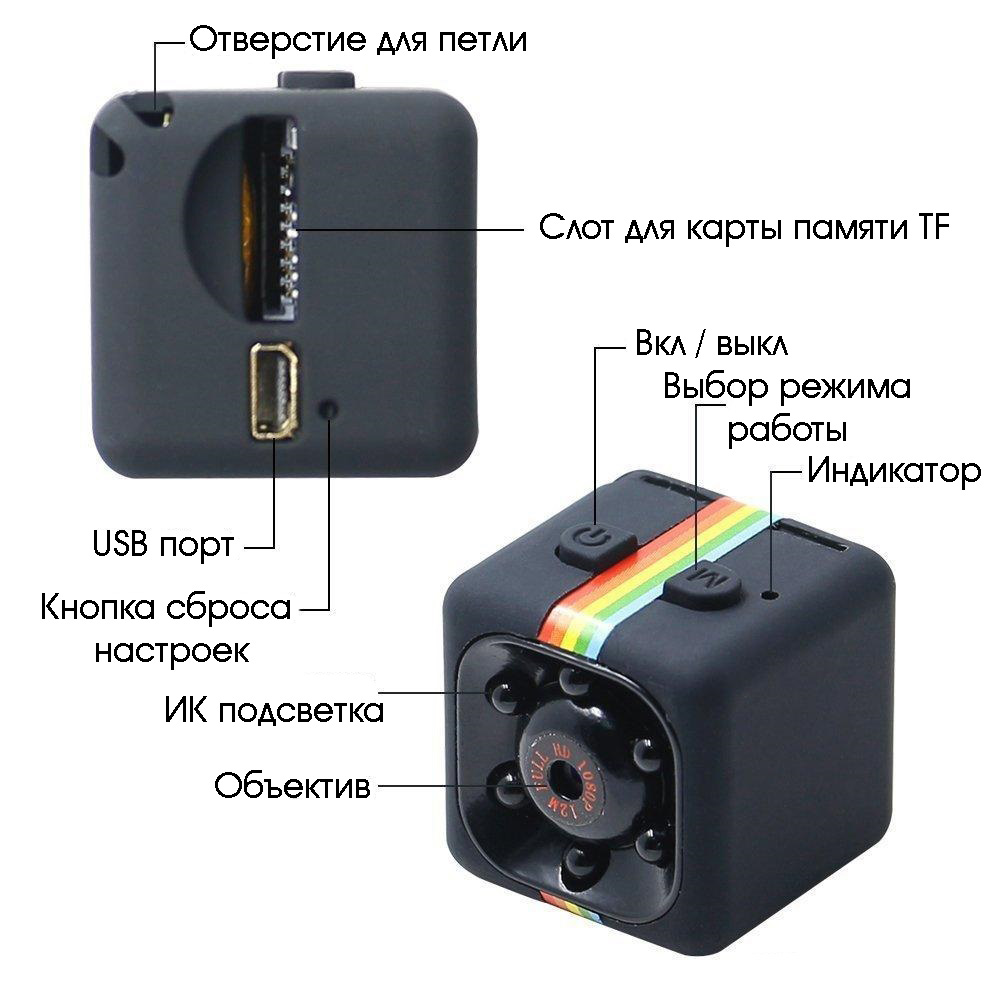 Экшн камера Орбита OT-VNG05 (1080P)