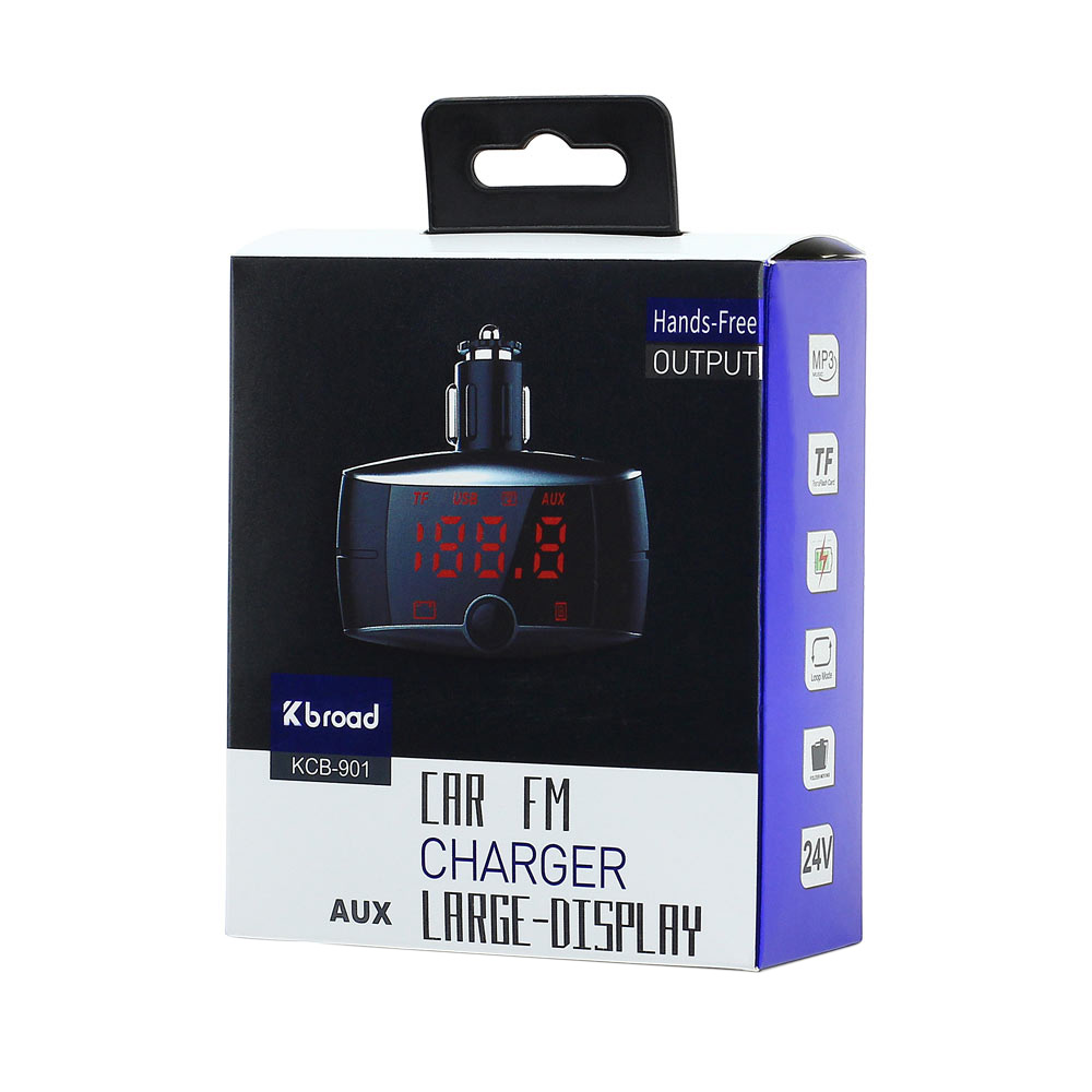 USB MP3 плеер с FM трансмиттером с дисплеем Broad KCB-901 (Bluetooth)