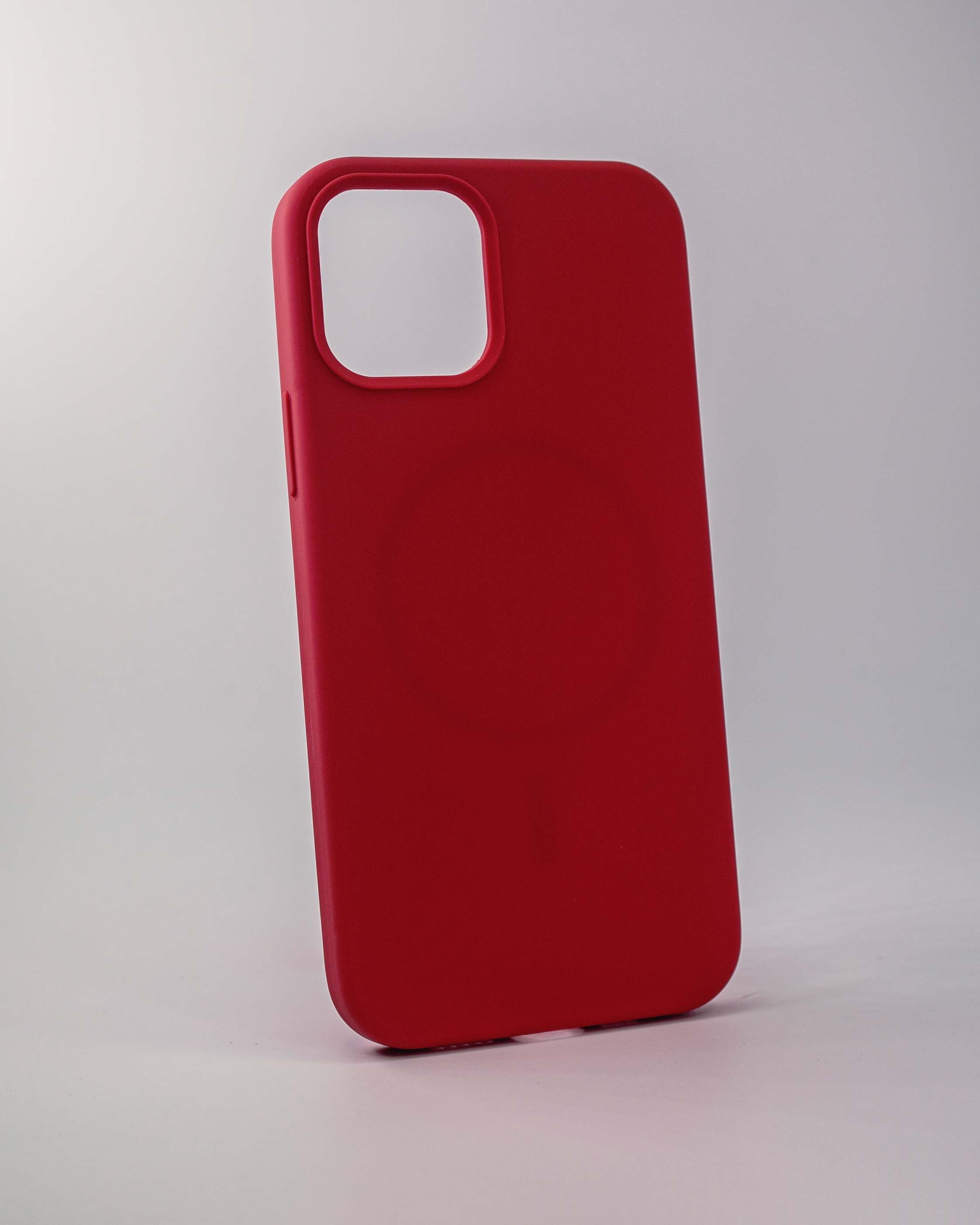 Чехол Piblue iPhone 12/ 12 Pro Silicone MagSafe, красный