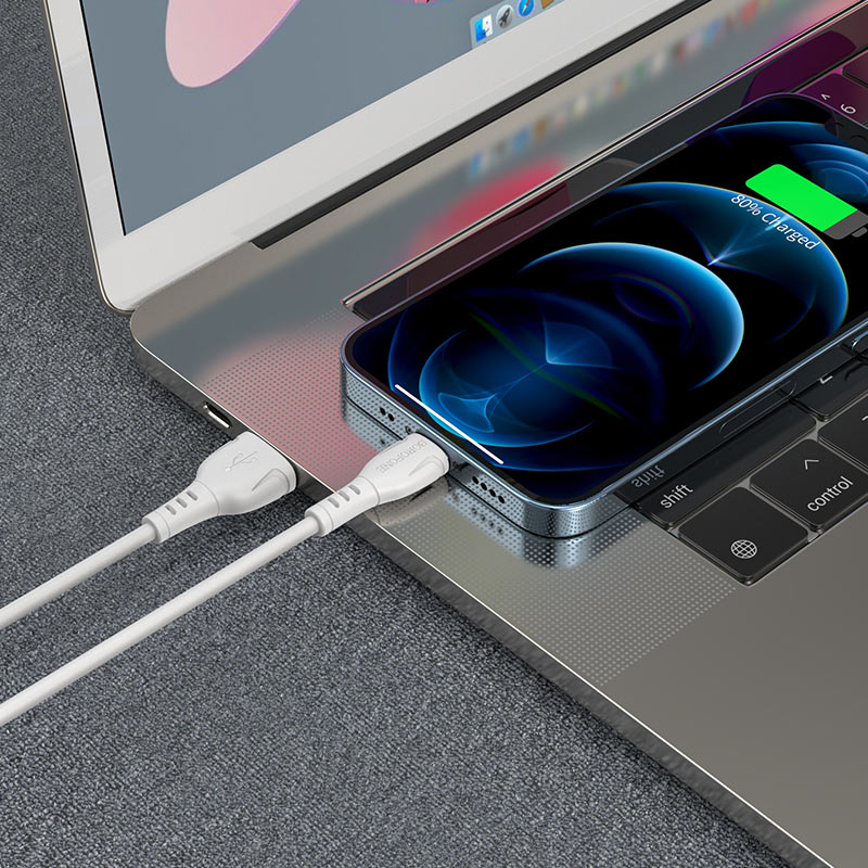 USB кабель Lightning BOROFONE BX51 Triumph (100см), белый
