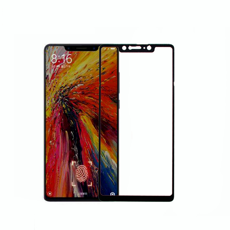 Защитное стекло Xiaomi Mi 7 полное покрытие, черное