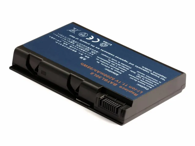 АКБ BATBL50L6 для ноутбука Acer Aspire 5100 10,8-11,1V 5200mAh (OEM) черная