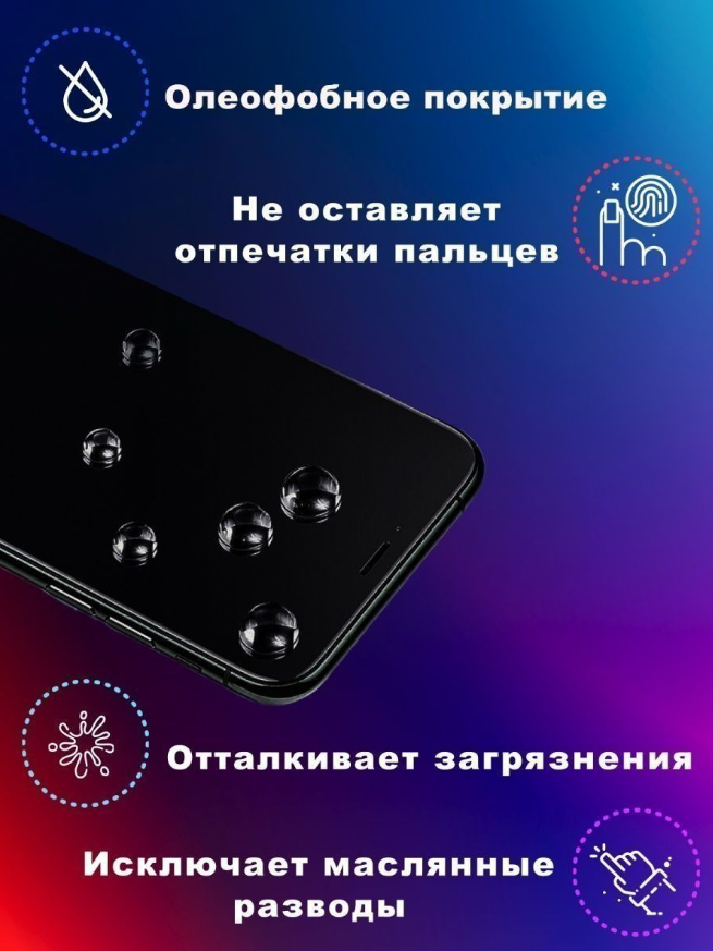 Защитное стекло iPhone 13 Pro Max/ 14 Plus Remax GL-27 Medicine Glass полное покрытие, черное