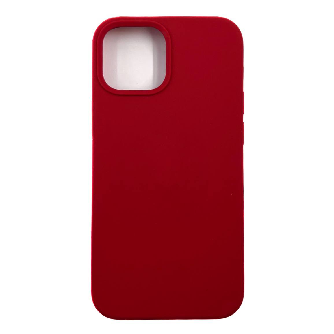Чехол силиконовый гладкий Soft Touch iPhone 13, томат (закрытый низ)