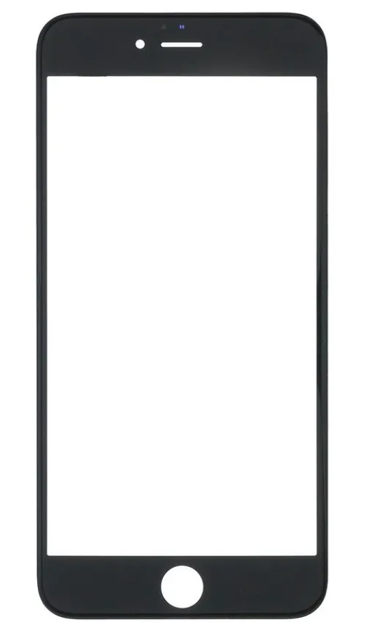 Стекло дисплея для переклейки iPhone 6 в сборе с рамкой, черное