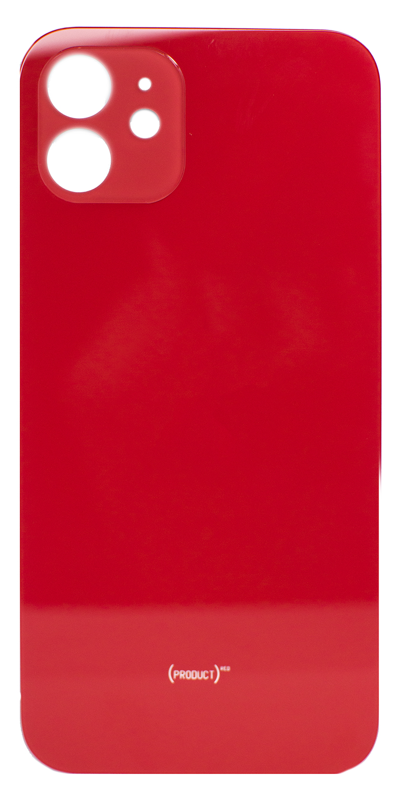 Задняя крышка iPhone 12 стеклянная, легкая установка, красный