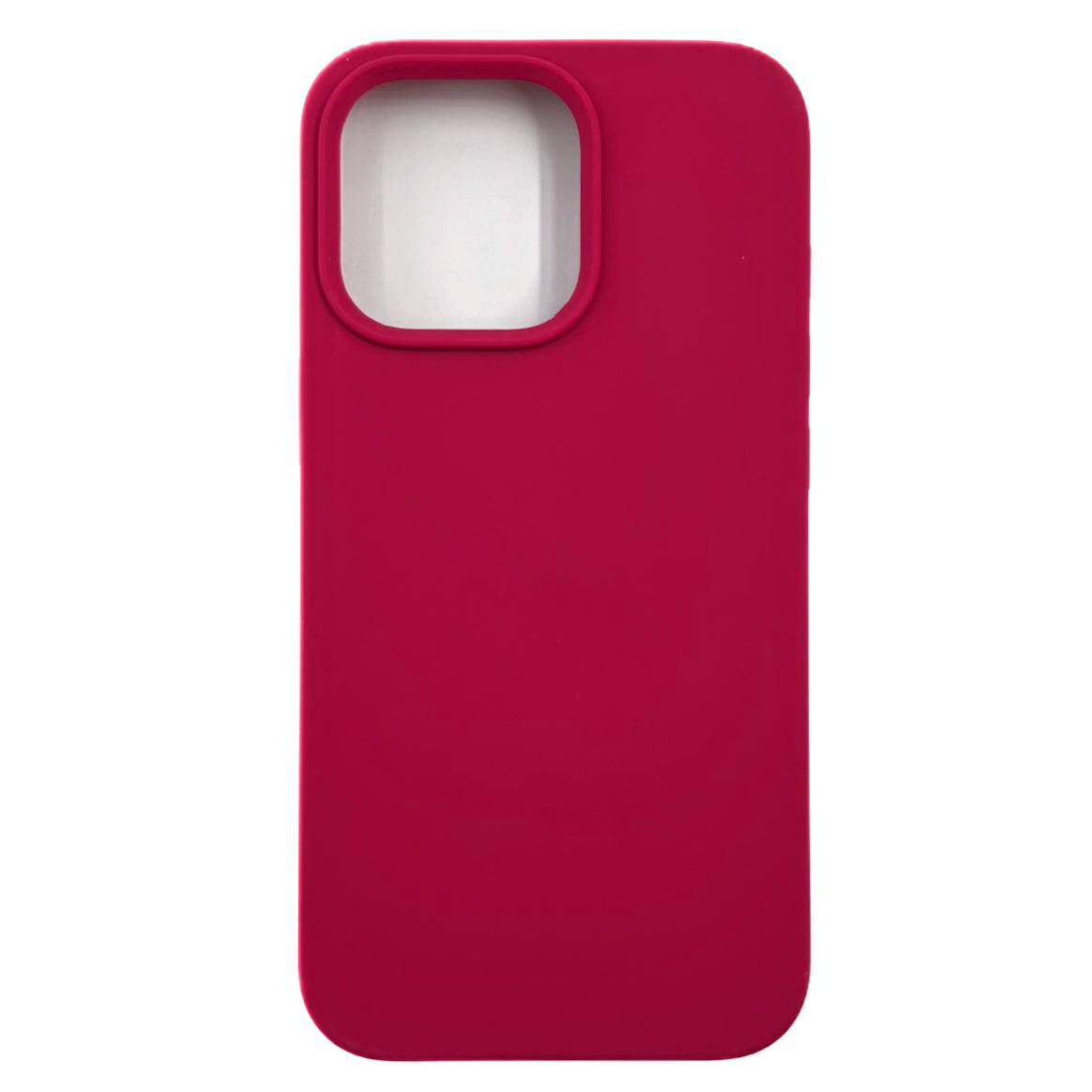 Чехол силиконовый гладкий Soft Touch iPhone 13 Pro, красная роза