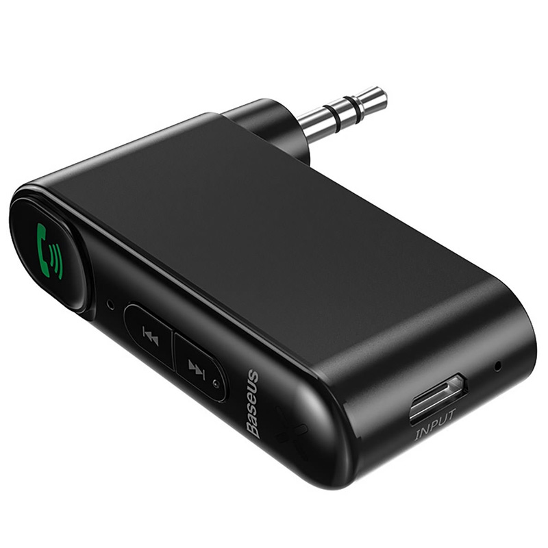 Bluetooth Car Receiver BASEUS Qiyin AUX 3.5 mm (адаптер Bluetooth c AUX 3.5 mm входом)