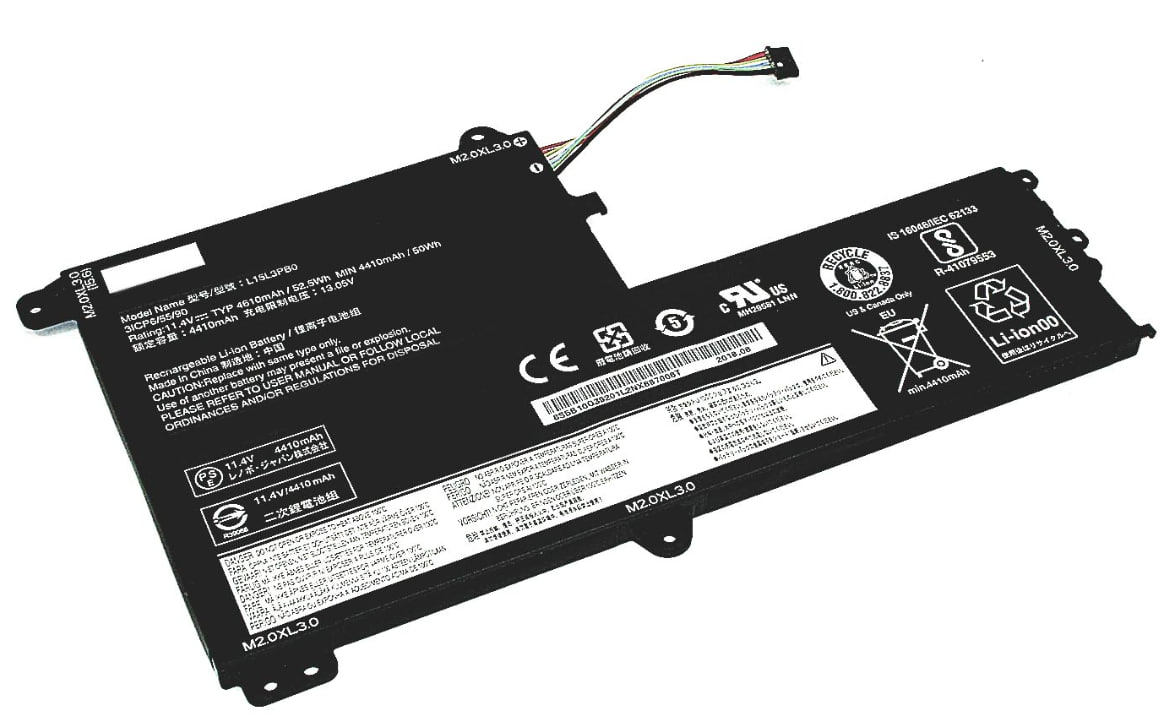 Аккумуляторная батарея для ноутбука Lenovo Ideapad 330S-15IKB (L15L3PB0) 11,4V 4610mAh