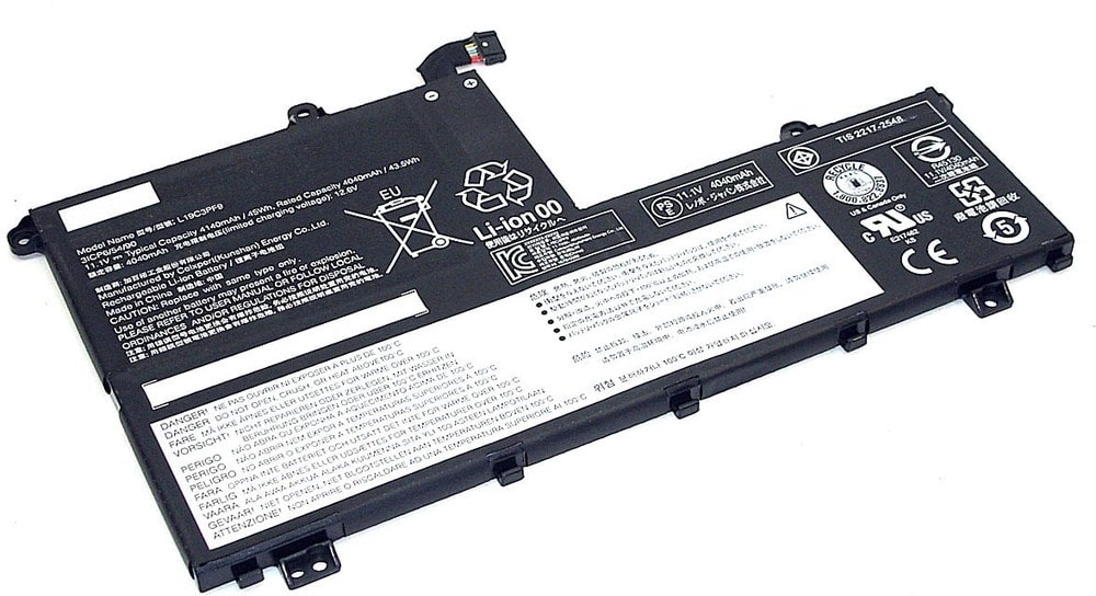 АКБ для ноутбука Lenovo ThinkBook 15-IIL (L19M3PF9) 11.52V 45Wh 3950 mAh (Org)