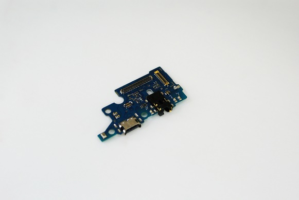 Шлейф Samsung A715 (A71) плата c разъемом зарядки разъемом гарнитуры и микрофоном