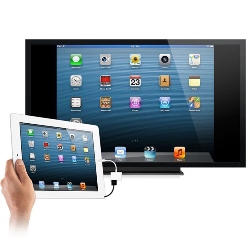 Адаптер-переходник Lightning to HDMI + Lightning кабель 15см (OT-AVW53)