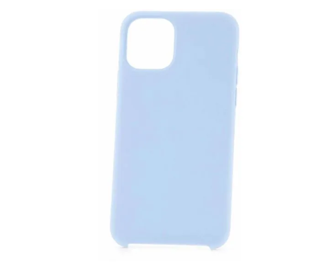 Чехол силиконовый гладкий Soft Touch iPhone 11 Pro, голубой (без логотипа)