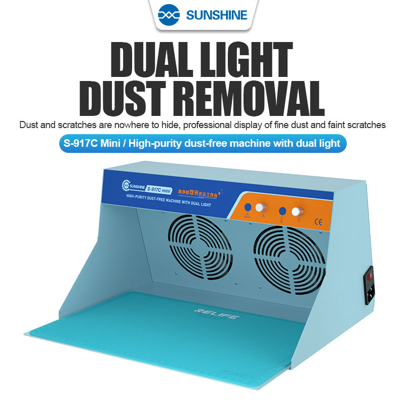 Пылезащитная камера (беспылевая комната) SUNSHINE SS-917C Mini с подсветкой