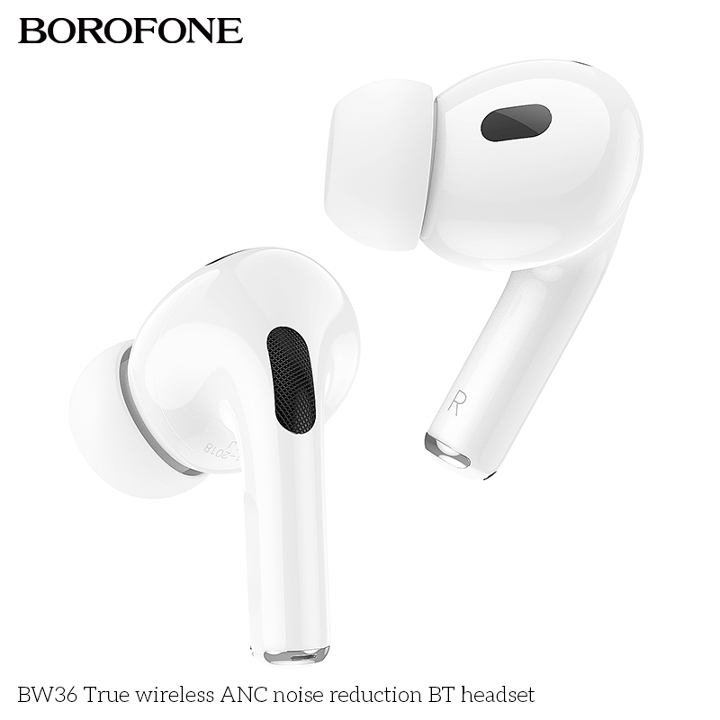 Беспроводные наушники BOROFONE BW36 True Wireless ANC Bluetooth Earphone, белые
