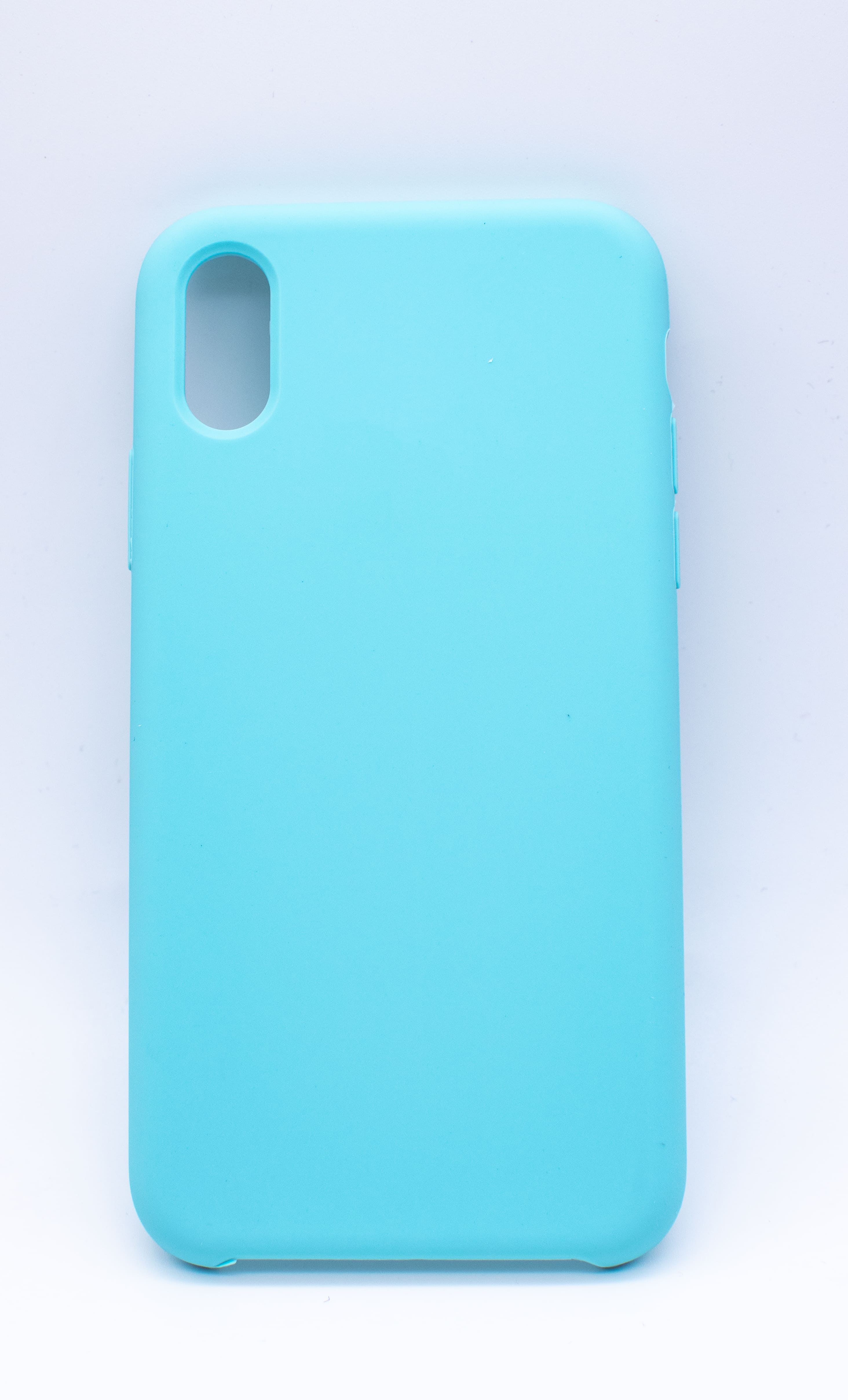 Чехол силиконовый гладкий Soft Touch iPhone X/ XS, мятный №21