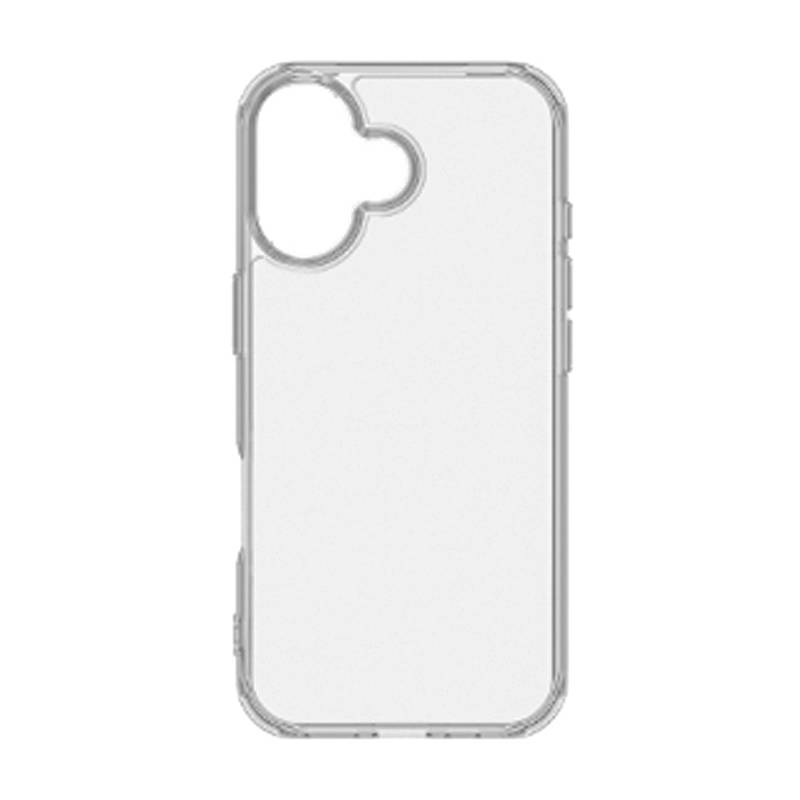 Чехол силиконовый тонкий iPhone 17, прозрачный