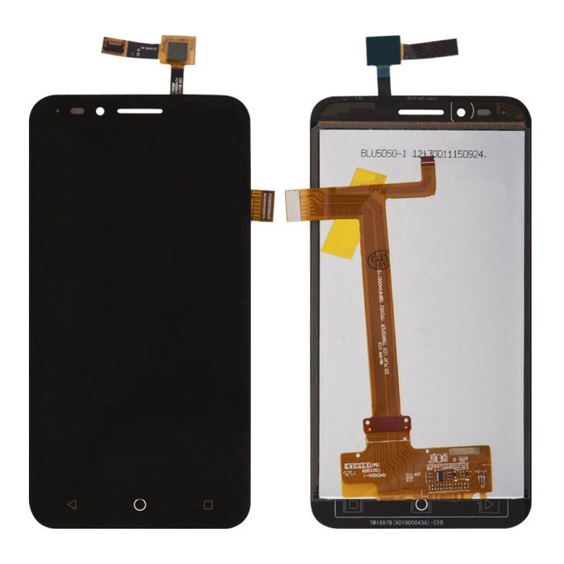 Дисплей Alcatel OT 7048X (Go Play) в сборе с тачскрином (Черный)