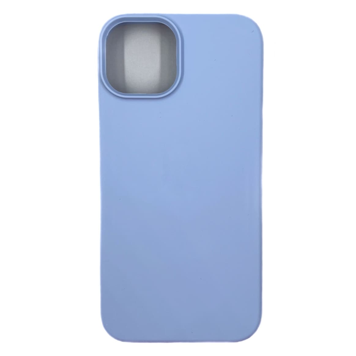 Чехол силиконовый гладкий Soft Touch iPhone 14, лавандовый №5 (закрытый низ)