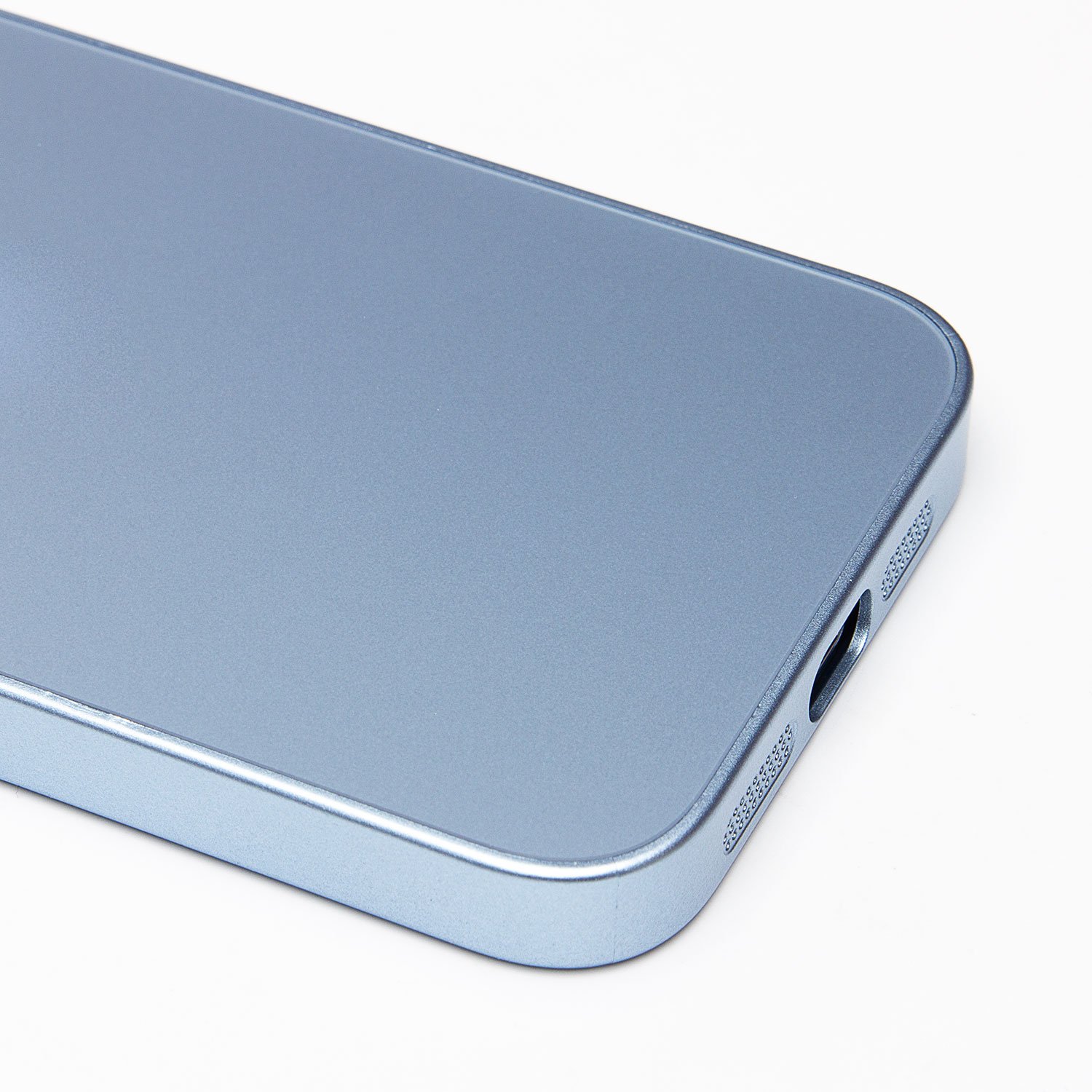 Чехол силиконовый MagSafe iPhone 15 Pro Max, светло-голубой