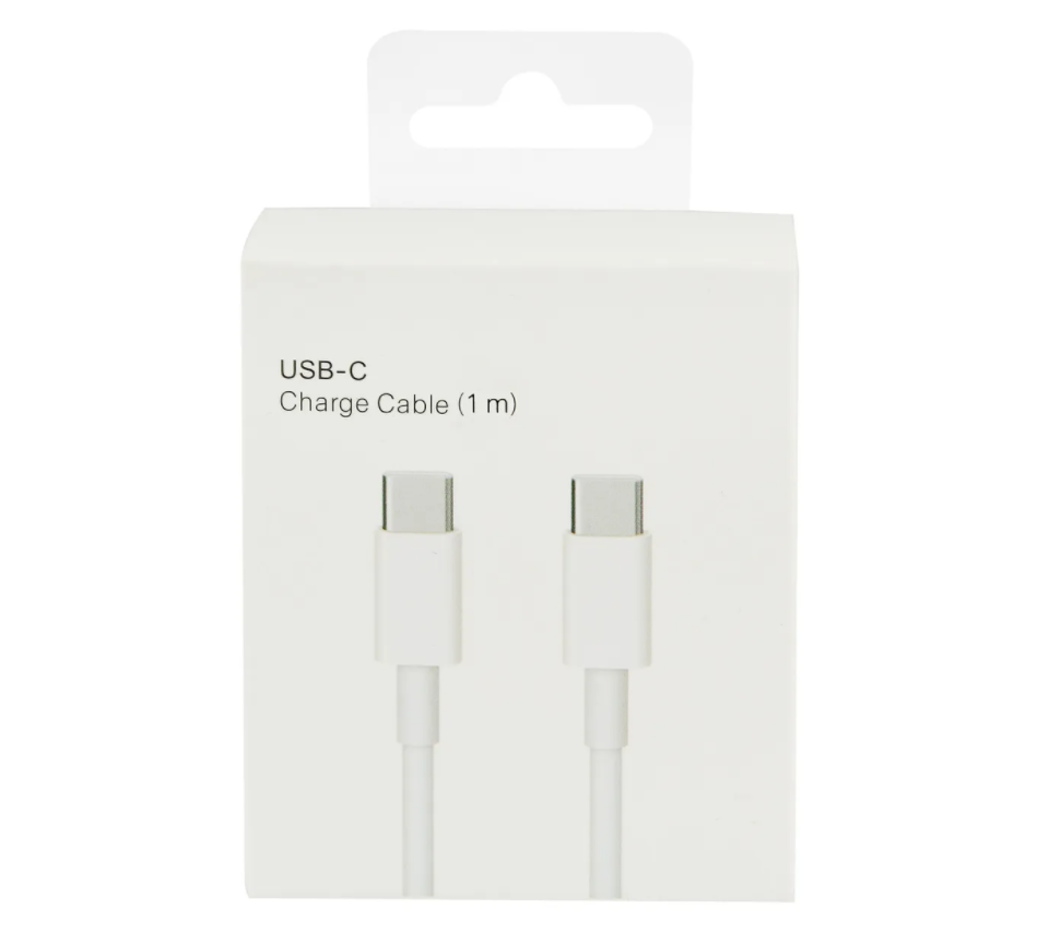 USB-C кабель Type-C to Type-C MUF72ZE/ A orig (100см), белый