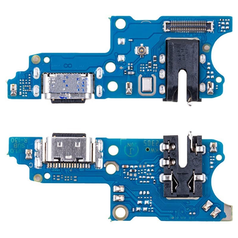 Шлейф Infinix Hot 30 (X6831) плата на системный разъем + разъем гарнитуры + микрофон