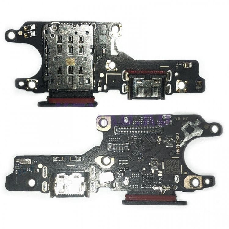 Шлейф Huawei Honor 50 плата на разъем зарядки,разъем SIM, разъем гарнитуры и микрофон (Org)