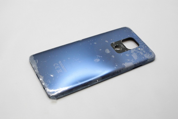Задняя крышка для Xiaomi Redmi Note 9, синяя
