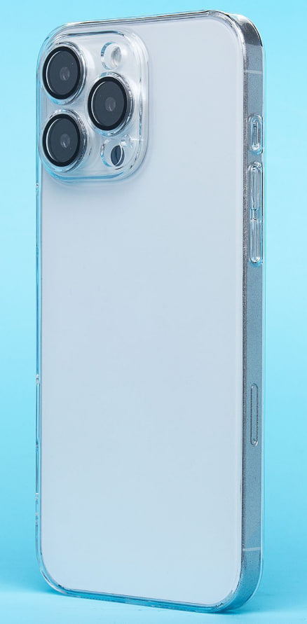 Чехол iPhone 16 Pro с защитной линзой, прозрачный