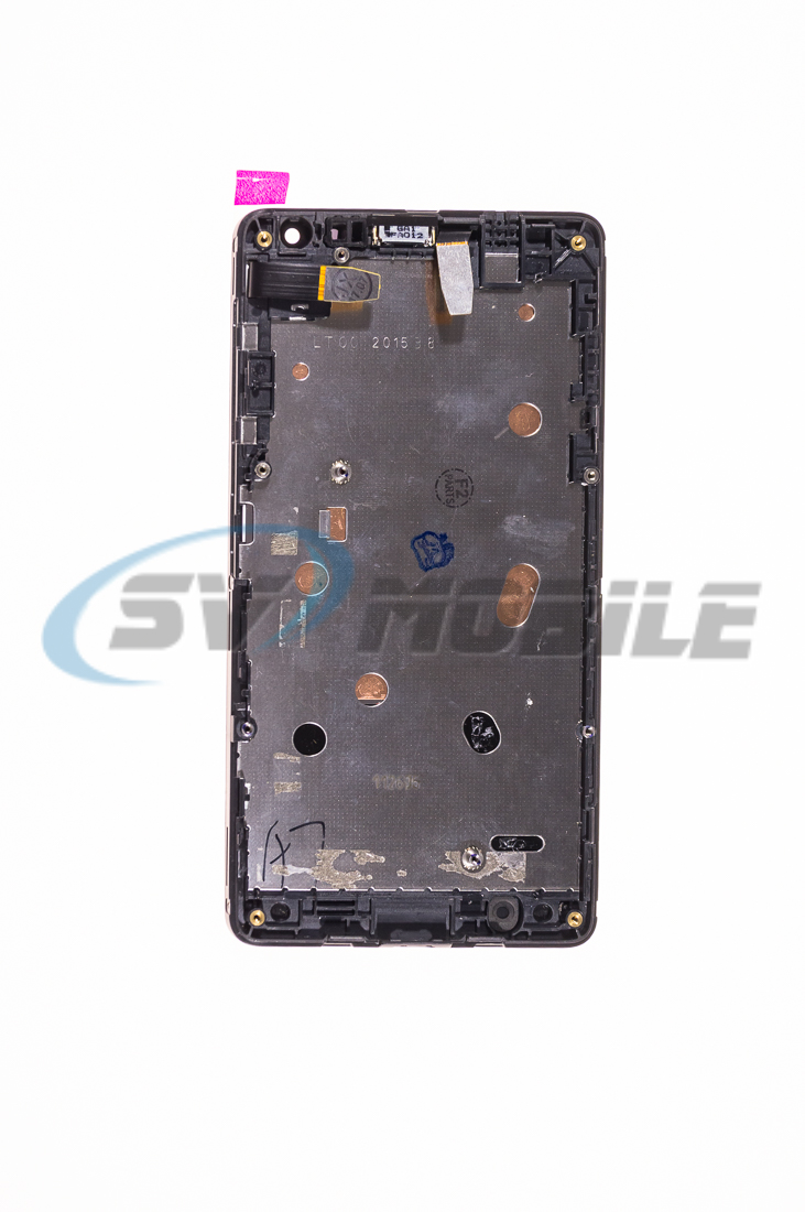 Дисплей Microsoft 535 Lumia в сборе с тачскрином и рамкой(Черный)