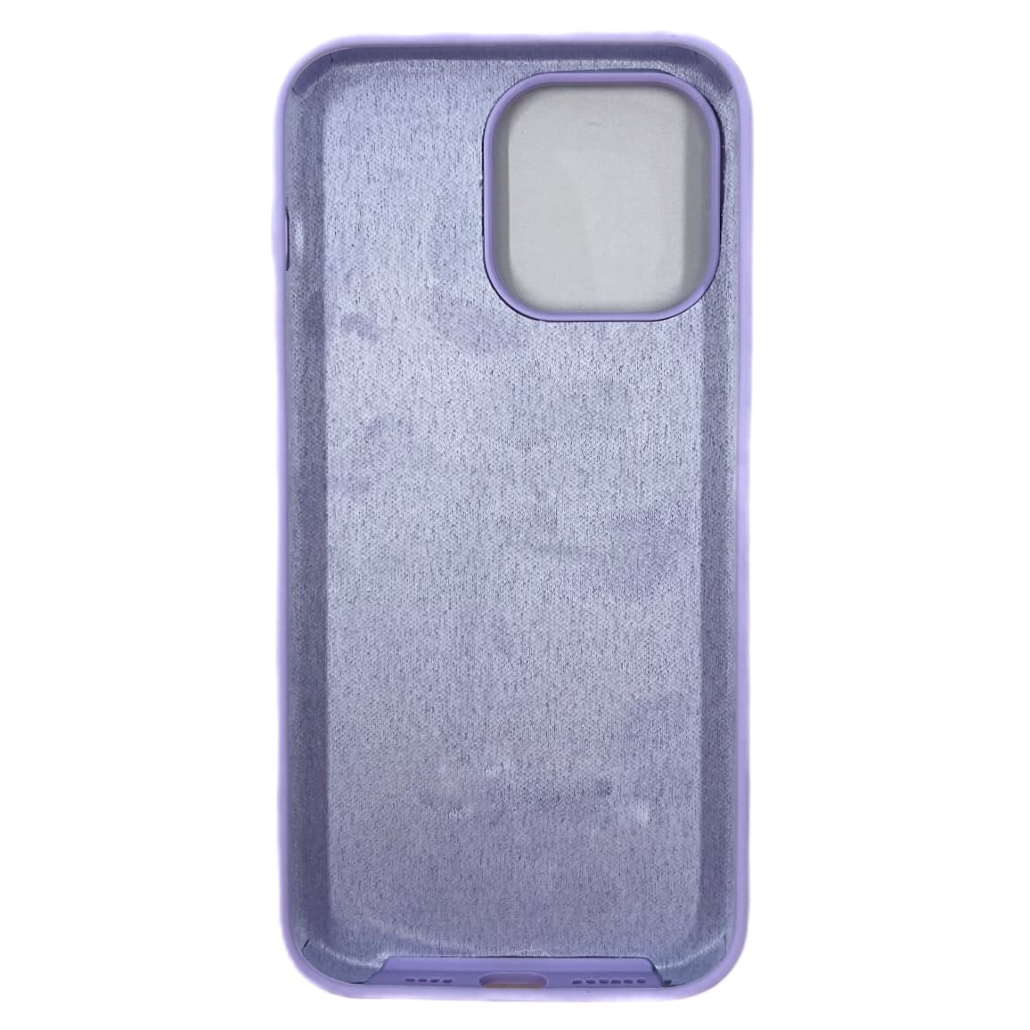 Чехол силиконовый гладкий Soft Touch iPhone 14 Pro Max, светло-сиреневый №47 (закрытый низ)