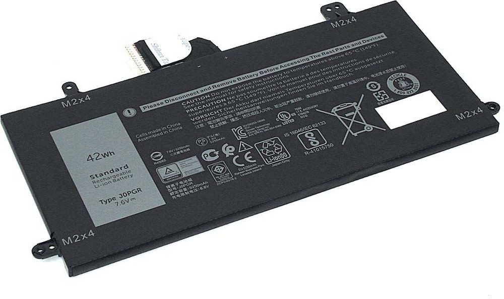 АКБ JOPGR для ноутбука Dell Latitude 12 5285 7.6V 5250mAh (Org)