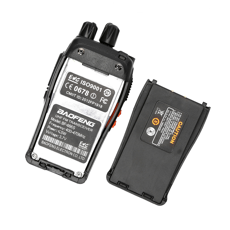 Рация Baofeng BF-666S комплект 1шт (UHF)