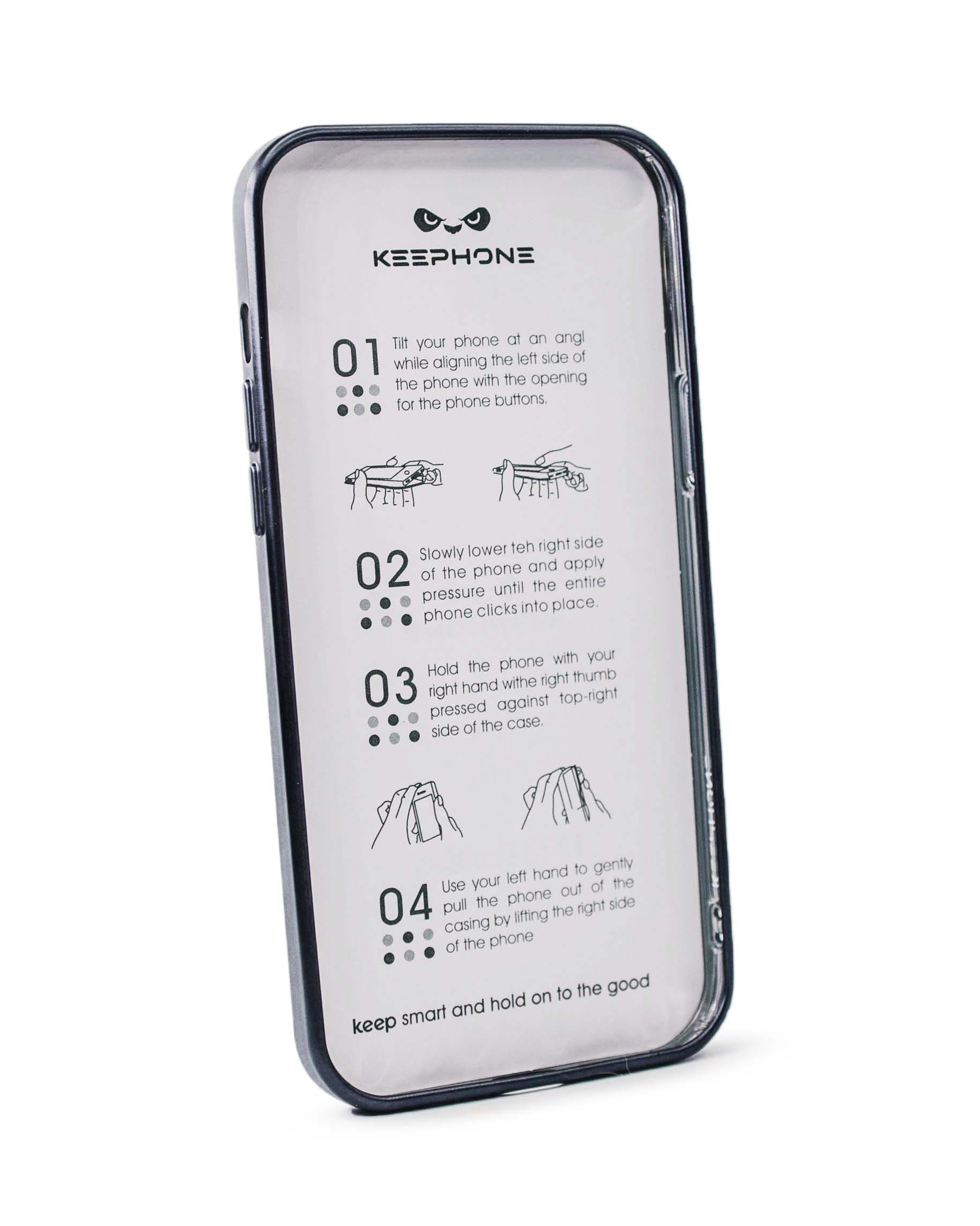 Чехол KeepHone iPhone 13 Pro Max с защитной линзой, черный