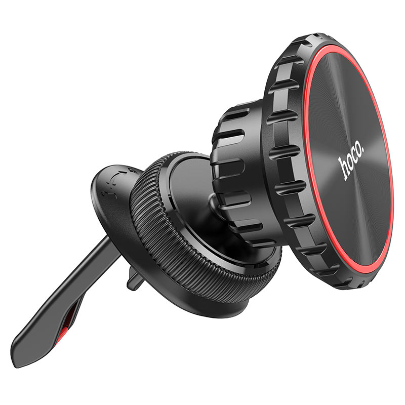Держатель автомобильный HOCO CA97 City air outlet magnetic в решетку воздуховода, черный