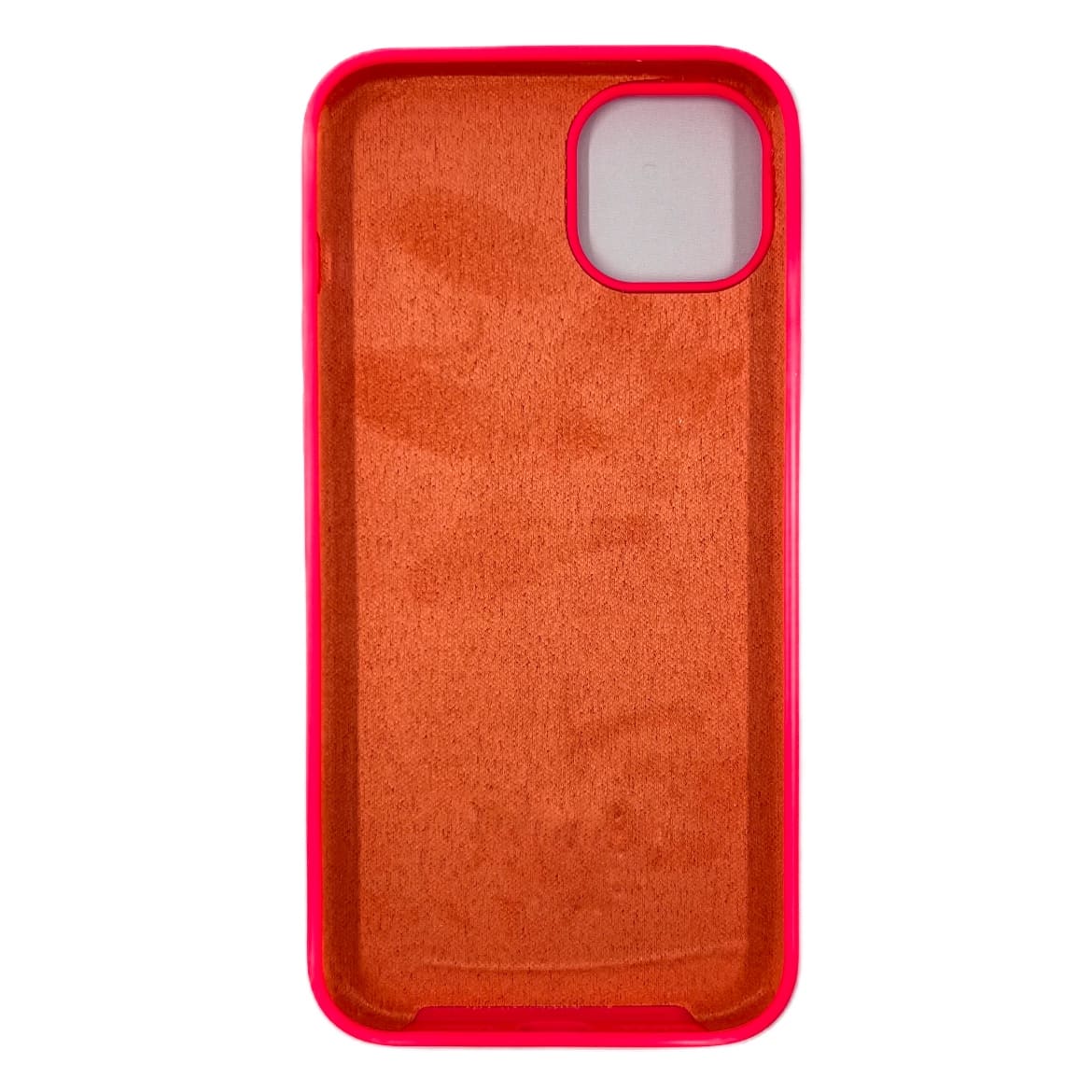 Чехол силиконовый гладкий Soft Touch iPhone 14 Plus, фуксия (пурпурный) №62 (закрытый низ)