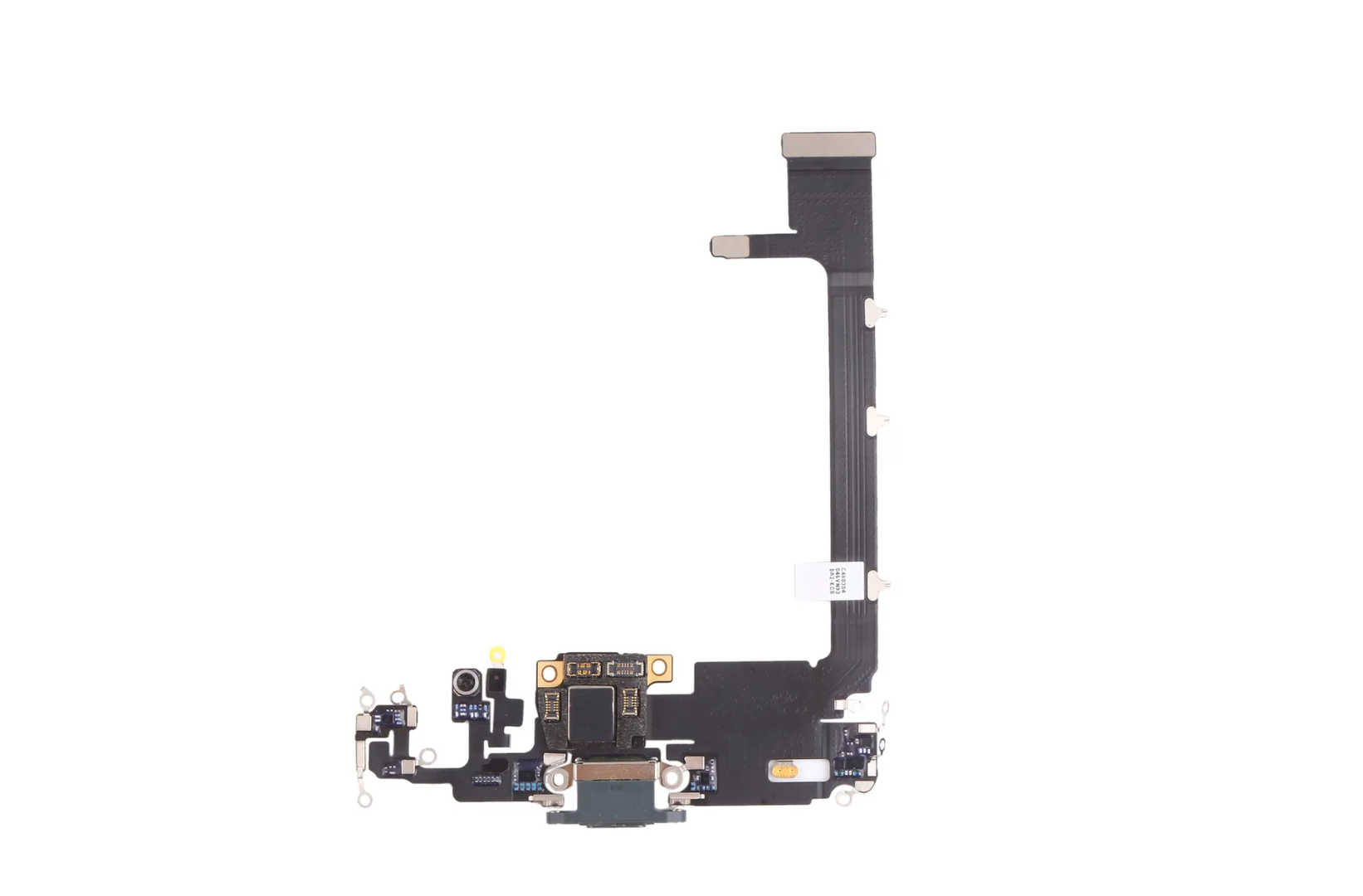 Шлейф iPhone 11 Pro Max с разъемом зарядки, черный (Org)