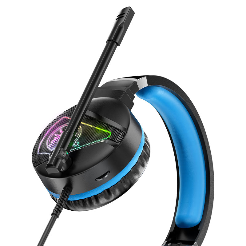 Проводные внешние наушники HOCO W104 Drift gaming Headphone, синие