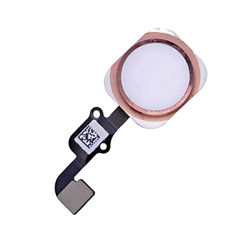 Шлейф iPhone 6S/ 6S Plus на кнопку HOME в сборе, Розовое Золото (Org)