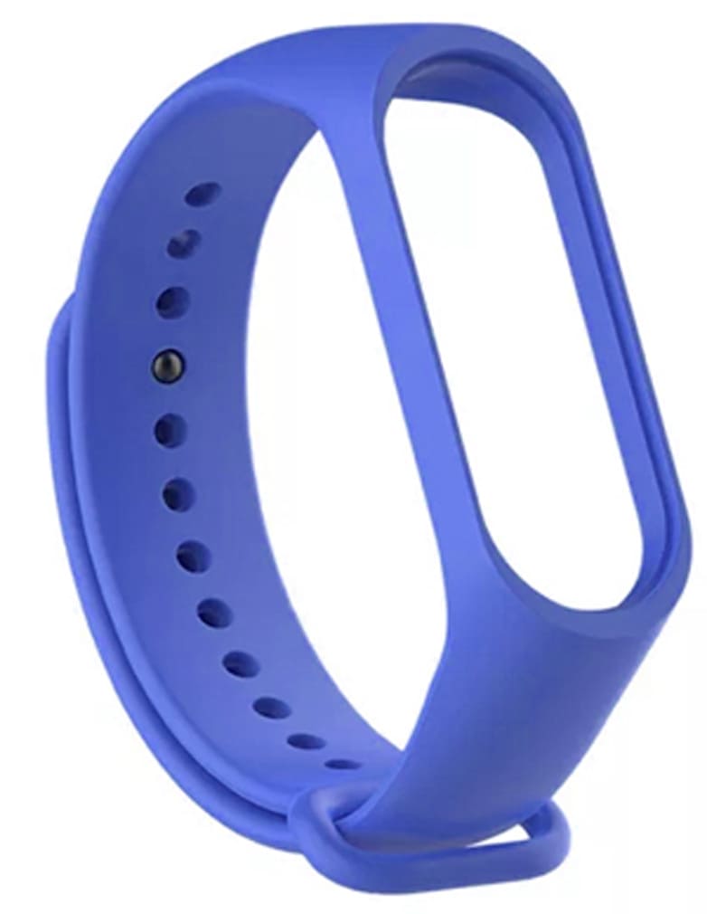 Ремешок силиконовый для Mi Band 3/ 4, васильковый
