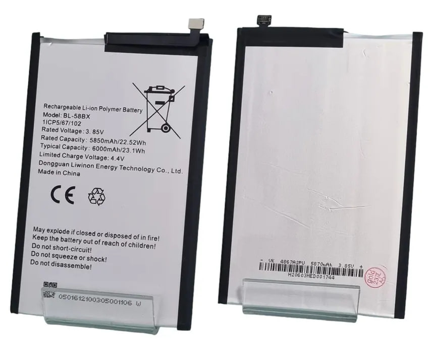 Аккумулятор Infinix Hot 10 Play / Hot 11 Play / Hot 12 Play / Hot 20 Play / Hot 30 Play 5200mAh Volt