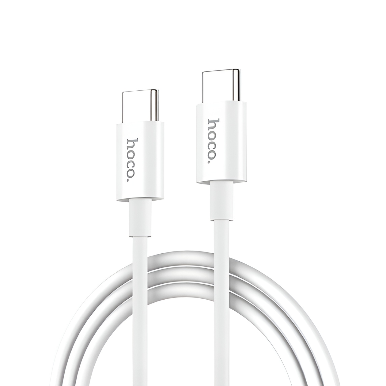 USB-C кабель HOCO X88 Gratified 60W Type-С to Type-С (100см), белый