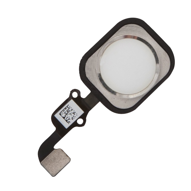 Шлейф iPhone 6S/ 6S Plus на кнопку HOME в сборе, Серебро (Org)