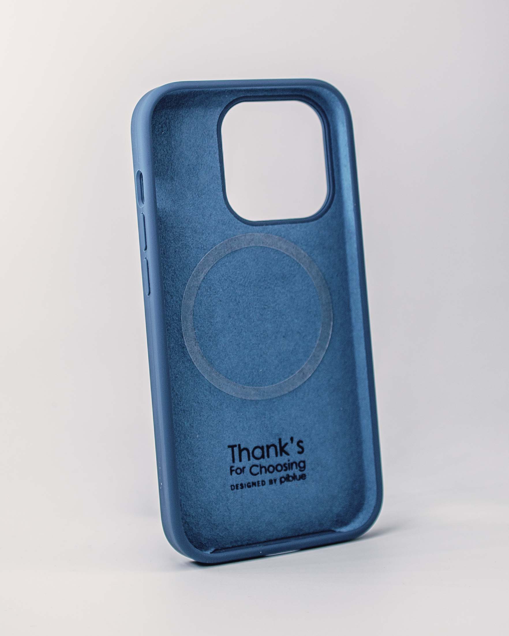 Чехол Piblue iPhone 14 Pro Silicone MagSafe, синий