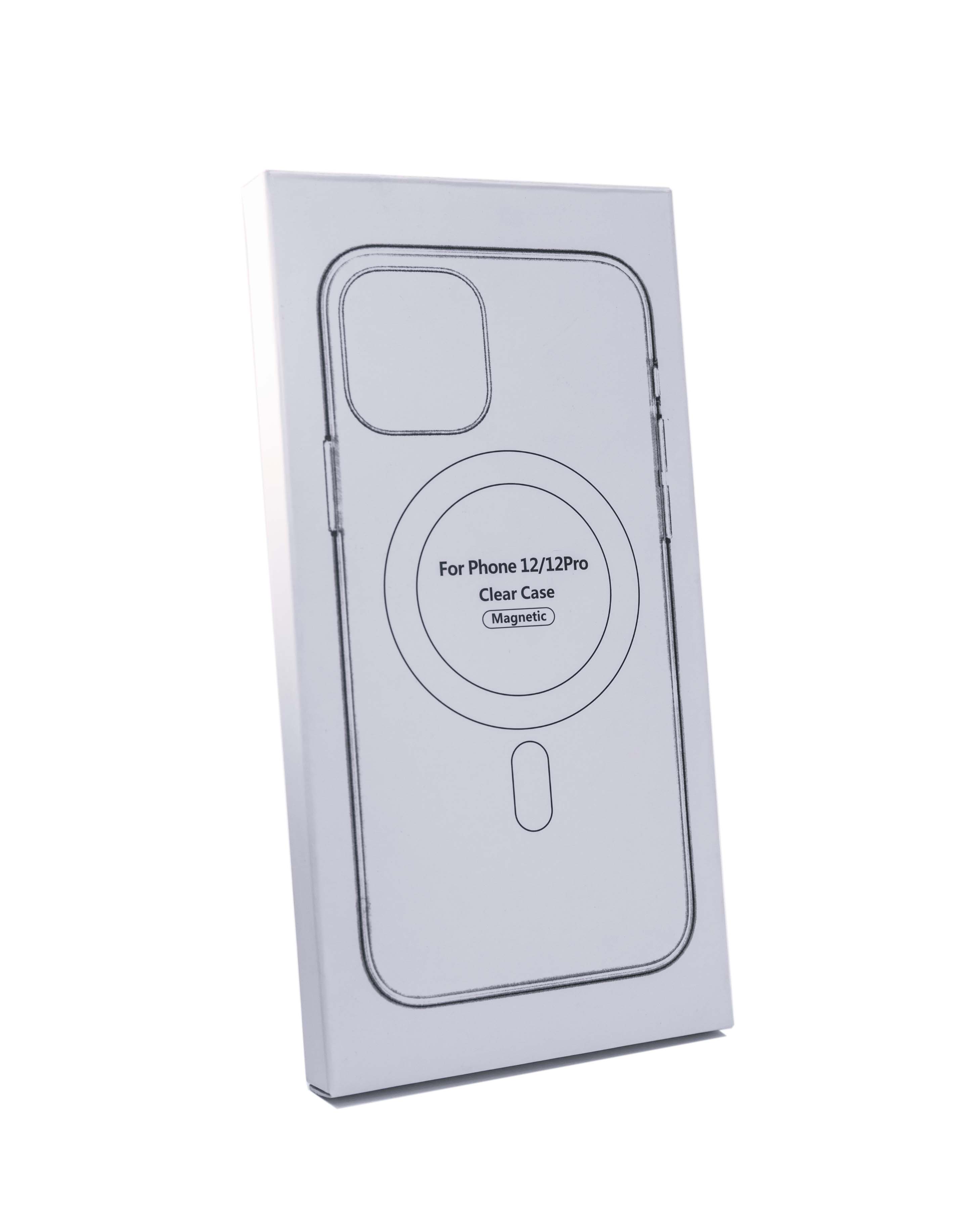 Чехол силиконовый MagSafe с анимацией iPhone 12, прозрачный